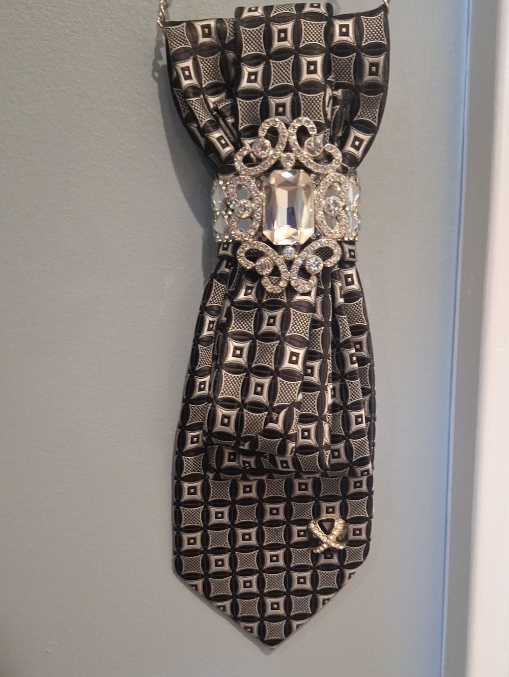 Colours Upcycled Necktie Necklace